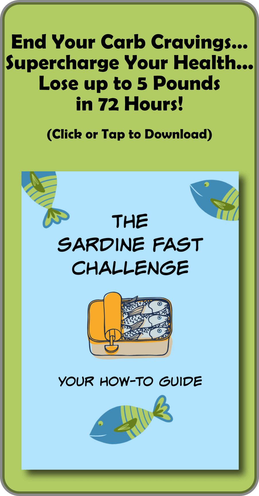 Sardine Fast Guide Ad