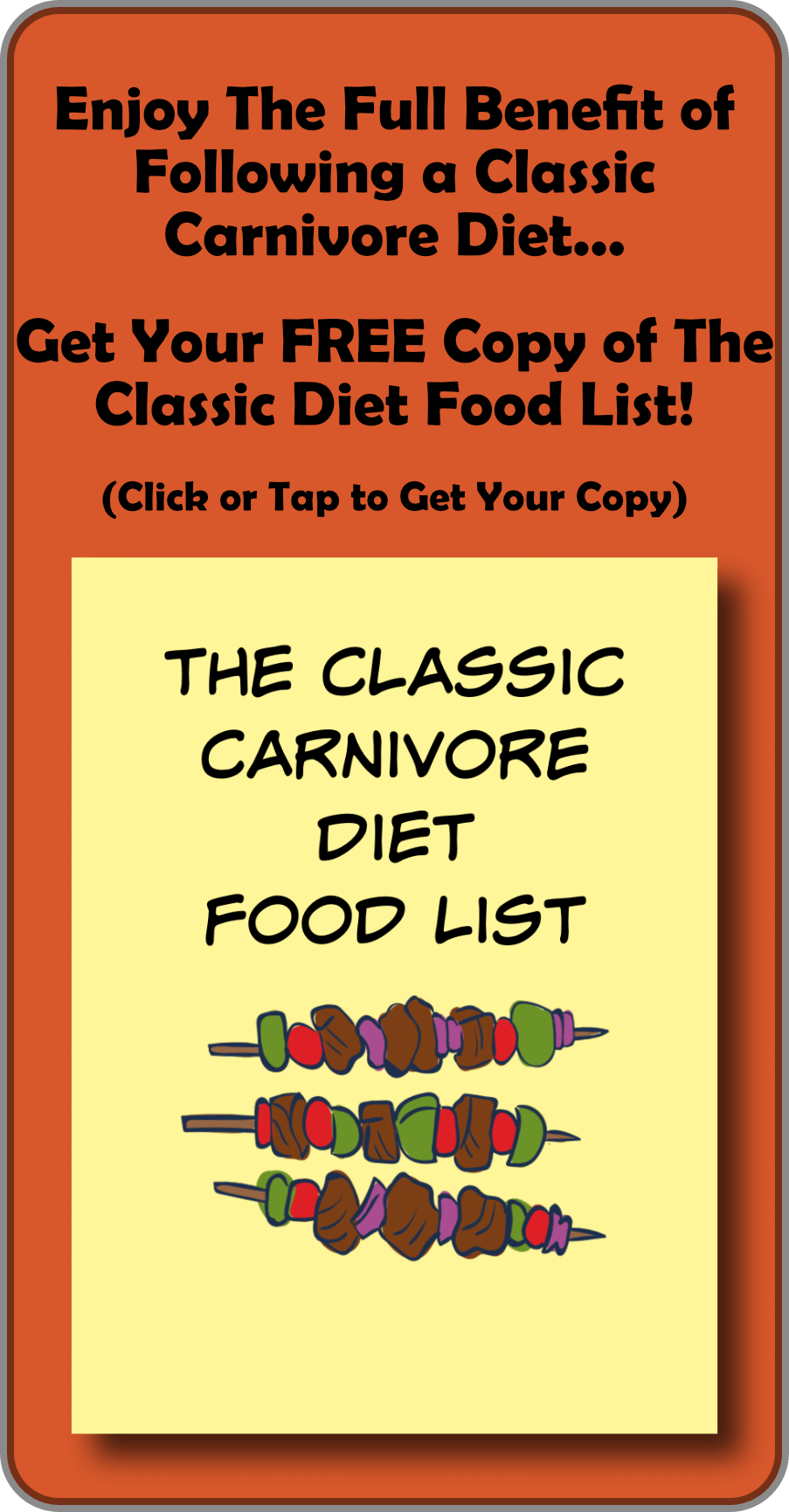 Classic Carnivore List Advert