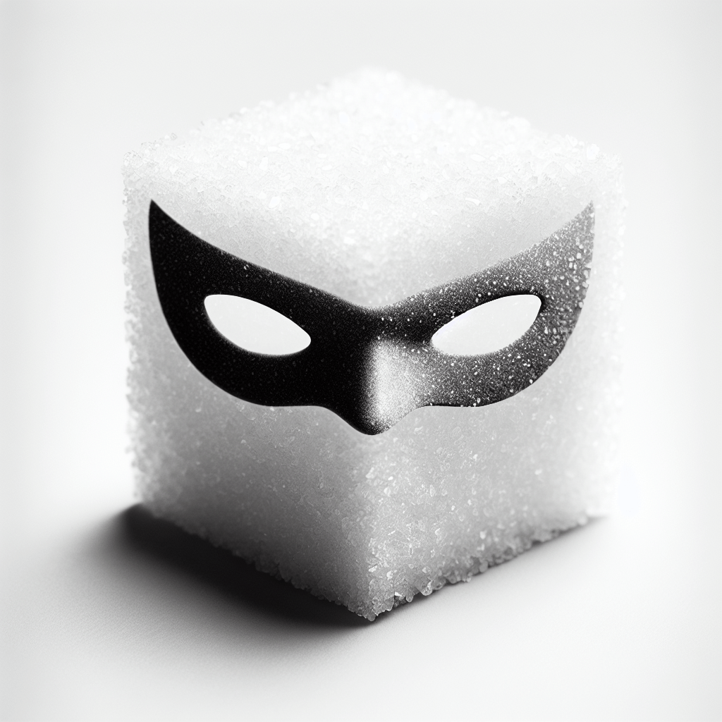 Masked Sugar Cube White